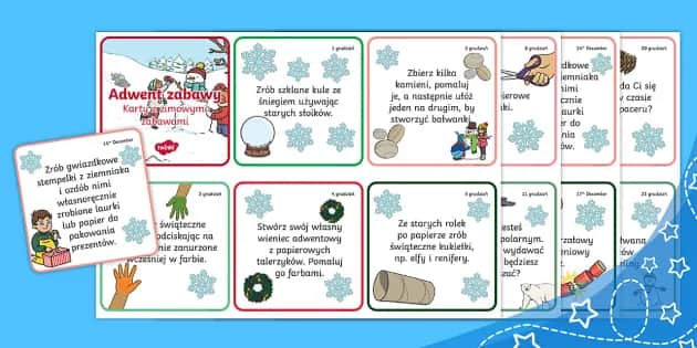 Kalendarz adwentowy z eksperymentami - nauka i zabawa dla dzieci